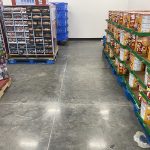 Polished floor grocery